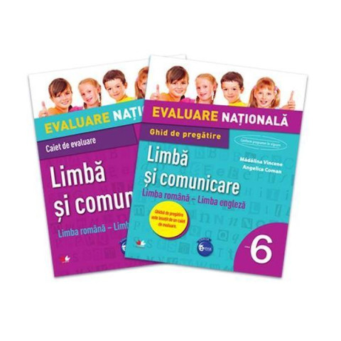 Evaluare națională. Limbă și comunicare. Limba română-limba engleză. Ghid de pregătire clasa a VI-a