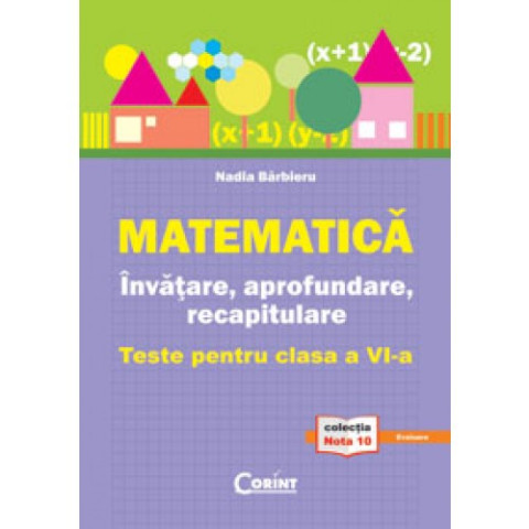 Matematică. Învăţare, aprofundare, recapitulare. Teste pentru clasa a VI-a