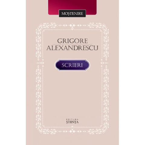 Scrieri Grigore Alexandrescu