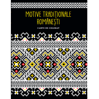Motive tradiționale românești. Carte de colorat