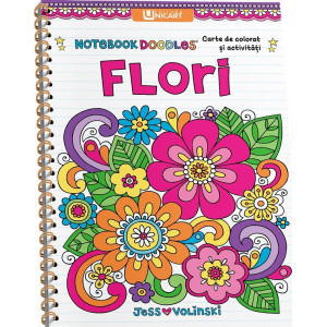 Flori. Carte de colorat și activități