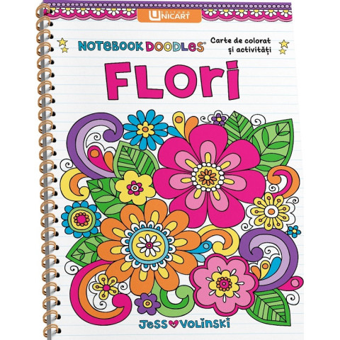Flori. Carte de colorat și activități