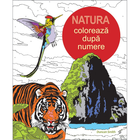 Colorează după numere - Natura