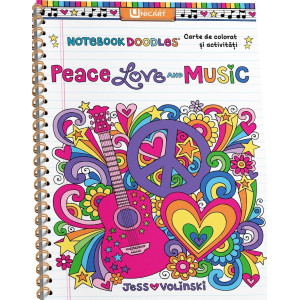 Peace, Love and Music. Carte de colorat și activități