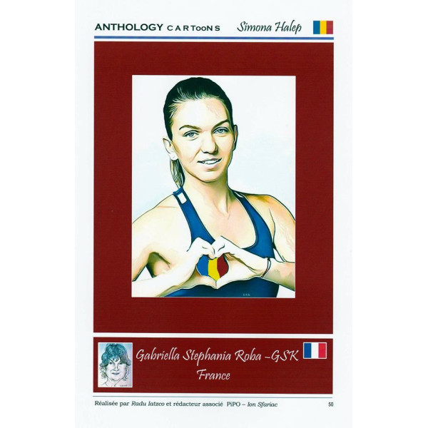 Simona Halep văzută de caricaturiștii lumii