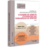 Admiterea în magistratură și în avocatură. Drept civil
