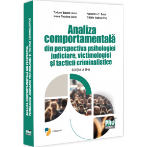 Analiza comportamentală din perspectiva psihologiei judiciare, victimologiei și tacticii criminalistice