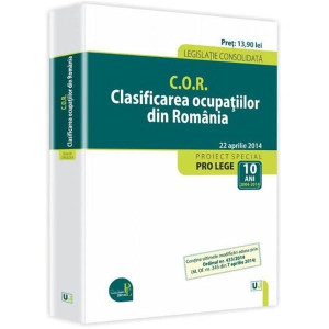 C.O.R. Clasificarea ocupațiilor din România