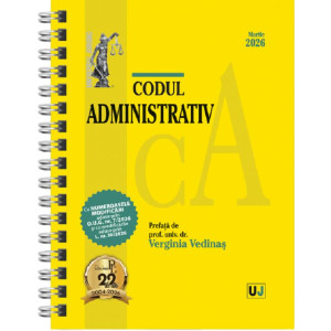 Codul administrativ Martie 2026 Ed. Spiralată