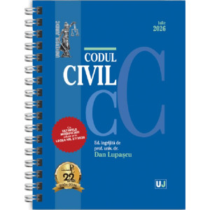 Codul civil Iulie 2026 Ed. Spiralată