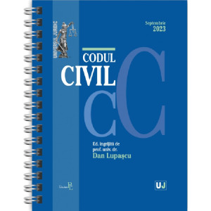 Codul civil. Septembrie 2023. Ed. Spiralată