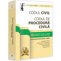 Codul civil și Codul de procedură civilă. Septembrie 2025