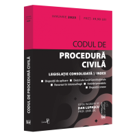 Codul de procedură civilă - Ianuarie 2023