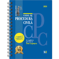 Codul de procedură civilă. Ianuarie 2026 Ed. Spiralată