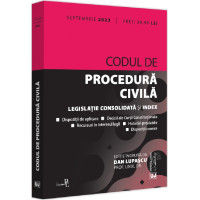 Codul de procedură civilă. Septembrie 2023