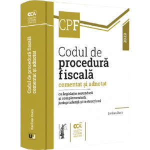 Codul de procedură fiscală comentat și adnotat 2023