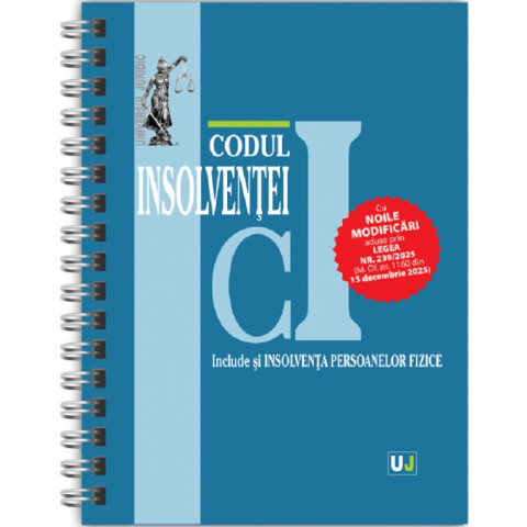 Codul insolvenței Decembrie 2025