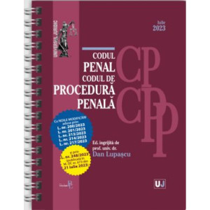 Codul penal și codul de procedură penală 2023