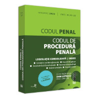 Codul penal și Codul de procedură penală. Ianuarie 2022