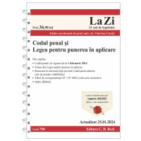 Codul penal și Legea pentru punerea în aplicare. Cod 790. Actualizat la 25.01.2024