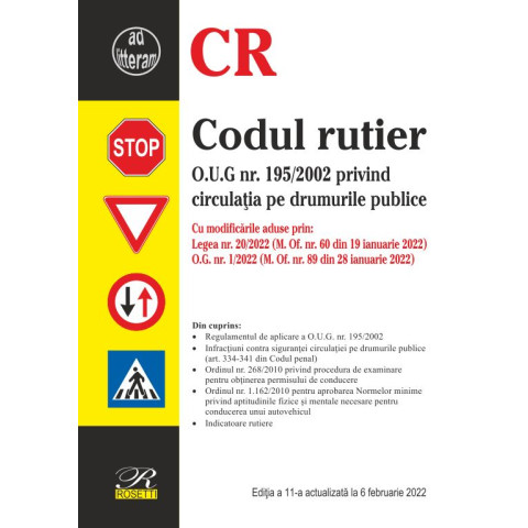 Codul rutier - 6 februarie 2022