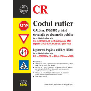 Codul rutier Ed.14 Act. 23 aprilie 2023