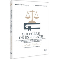Culegere de explicații ale răspunsurilor la subiectele de la examenele de admitere la Facultatea de Drept, Universitatea din București Culegere de explicații ale răspunsurilor la subiectele de la examenele de admitere la Facultatea de Drept, Universitatea din București