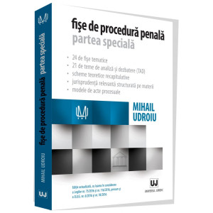 Fișe de procedură penală. Partea specială