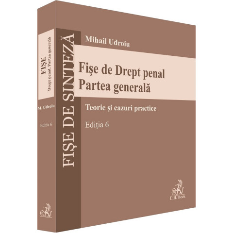 Fișe de Drept penal. Partea generală