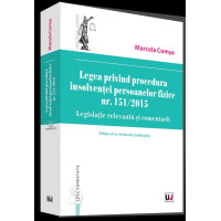 Legea privind procedura insolvenței persoanelor fizice nr. 151/2015