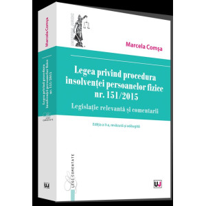 Legea privind procedura insolvenței persoanelor fizice nr. 151/2015