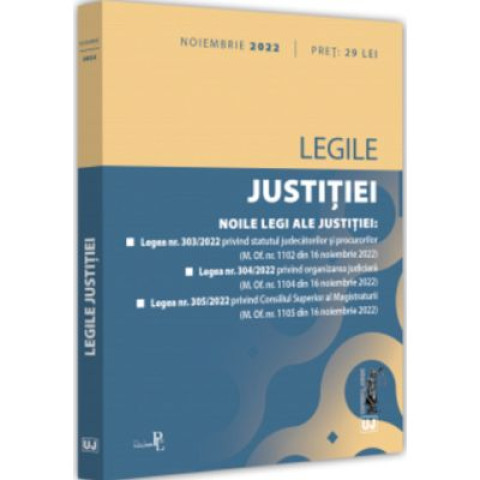 Legile justiției - noiembrie 2022