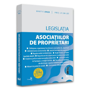 Legislația asociațiilor de proprietari [martie 2022]