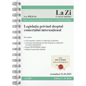 Legislația privind dreptul comerțului internațional