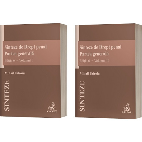 Sinteze de Drept penal. Partea generală Vol. 1 + Vol. 2