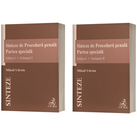 Sinteze de Procedură penală. Partea specială Vol. 1 + Vol. 2