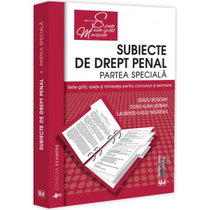 Subiecte de Drept penal. Partea specială