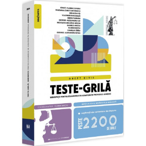 Teste-grilă. Minispețe pentru examenele de admitere în profesiile juridice. Drept civil