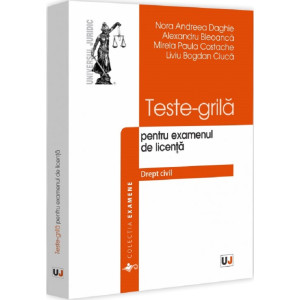 Teste-grilă pentru examenul de licență. Drept civil