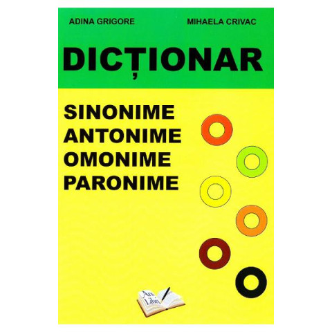 Dicționar sinonime, antonime, omonime, paronime