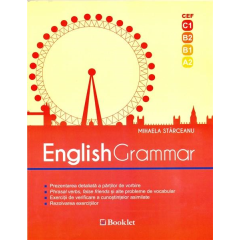 English grammar CEF, C1, B2, B1, A2