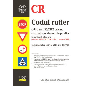 Codul rutier Ed.15 Act. 18 ianuarie 2024