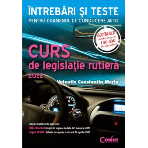 Curs de legislație rutieră 2022. Întrebări și teste