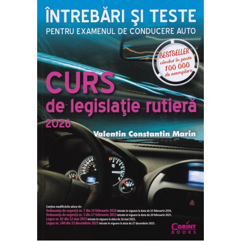 Curs de legislație rutieră 2026