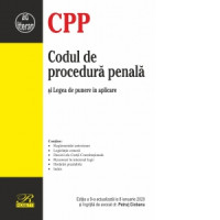 Codul de procedură penală și legea de punere în aplicare. Ediția a 9-a actualizată la 8 ianuarie 2020