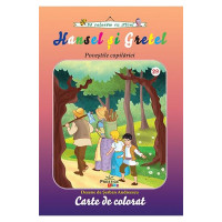 Hansel și gretel. Poveștile copilăriei - Carte de colorat