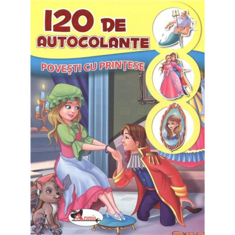 120 de autocolante - Povești cu prințese