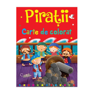 Pirații. Carte de colorat