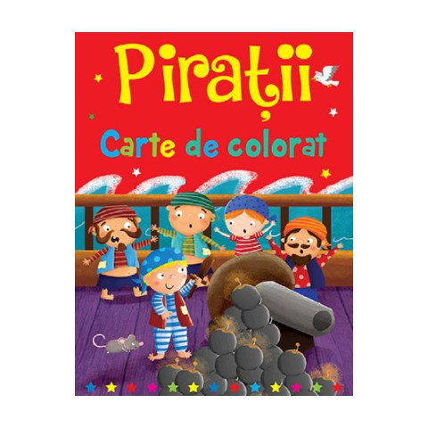 Pirații. Carte de colorat