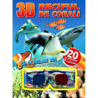 Carte 3D cu Abțibilduri Reciful de Corali